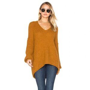 Free People All Mine Alpaca Blend Sweater in Terracotta M
